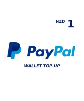 PayPal Wallet NZD 1 Top Up Key GLOBAL